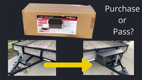 haul-master 2.31 cu ft steel trailer tongue box|harbor freight trailer tongue height.